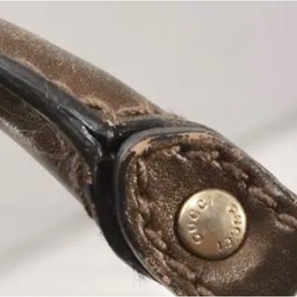 GUCCI Guccissima Sukey GG Leather Hobo Shoulder Satchel Tote π - Picture 13 of 15